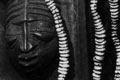 Tomas D.W. Friedmann  Nigeria Benin Mask W. Cowry Shells 1963