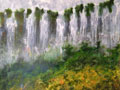 The falls 2011 - Smalto su laminato 100 x 80