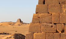 necropoli reale di Meroe-Sudan